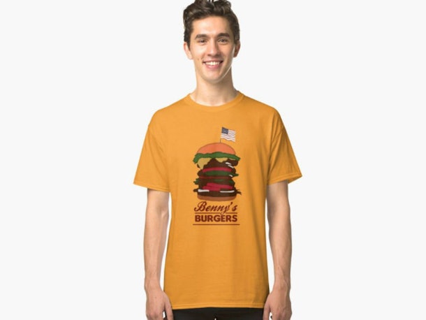 stranger things eleven burger shirt