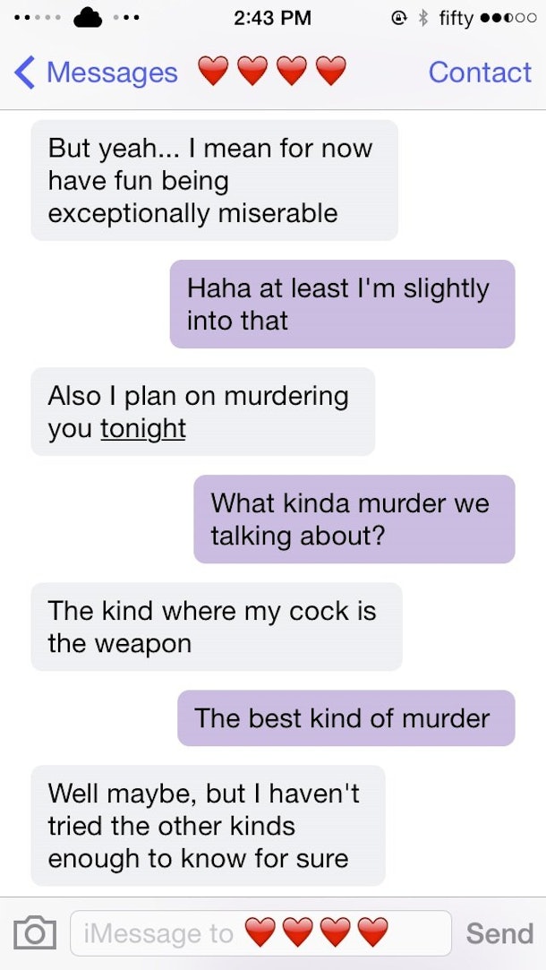 Responses to sexting witty 50+ Sexting