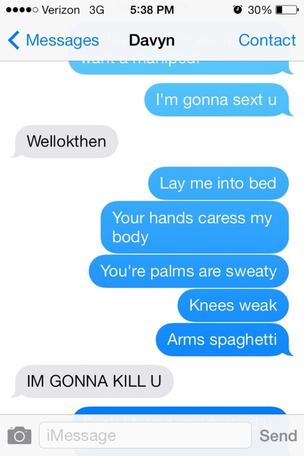 Out Of Sexting Ideas? Try These