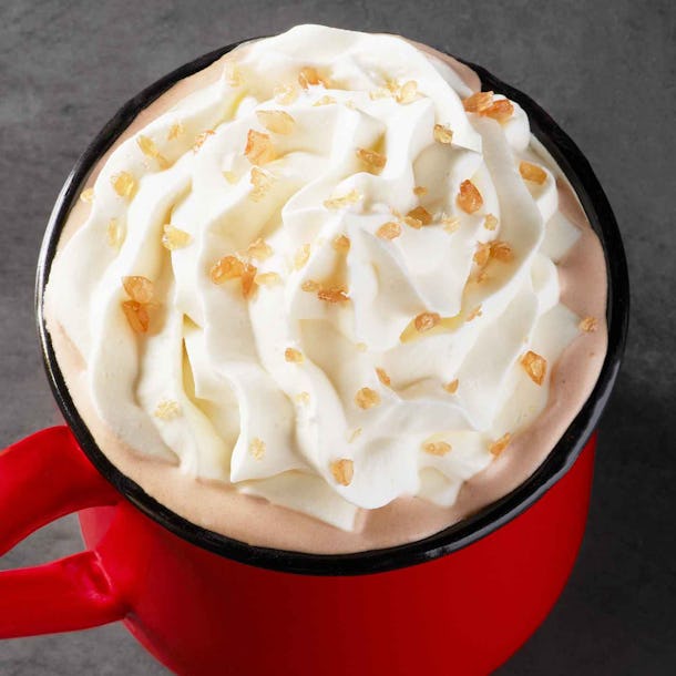 Starbucks' Toffee Almondmilk Hot Chocolate Is Here & It'll Make The