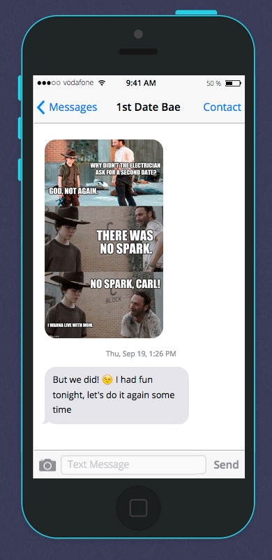 5 Memes To Send After A First Date That Will Guarantee A Second