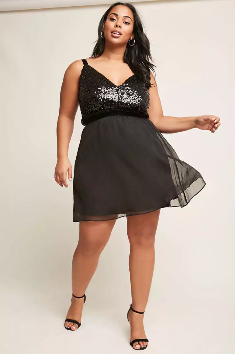 forever 21 plus size sequin dress