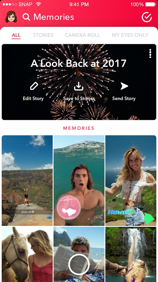 Why Can't I Get Snapchat's 2017 Memories Story? The Answer