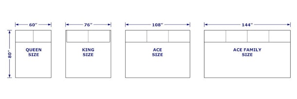 ace collection family size mattress