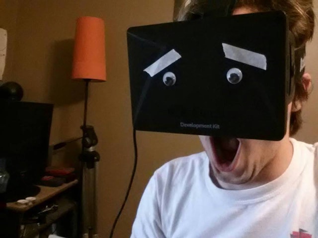 The Future Is Here And Its Virtual Reality Headsets With Googly Eyes
