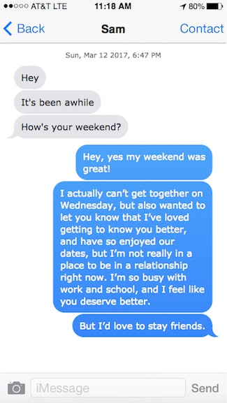 I Broke Up With Someone Over Text It Wound Up Stretching Out For Months