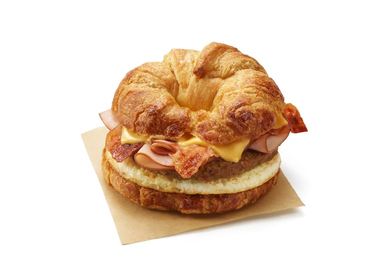 Dunkin’ Donuts’ New All You Can Meat Breakfast Sandwich Has Everything