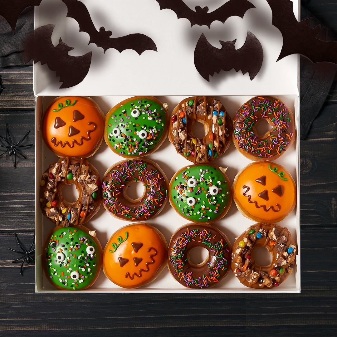 Krispy Kreme's New Halloween Doughnuts Are The Spooky & Delicious