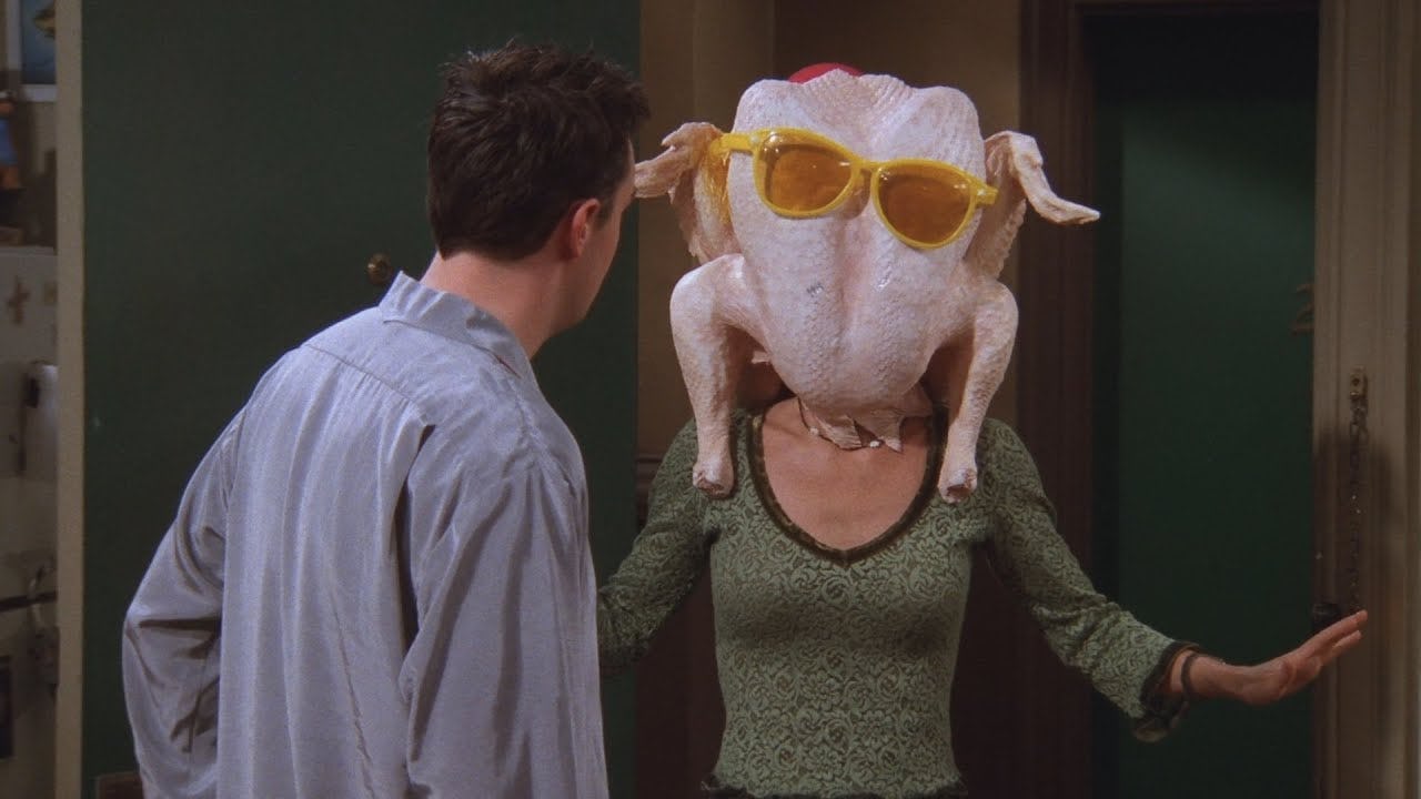 friends thanksgiving episodes list in order