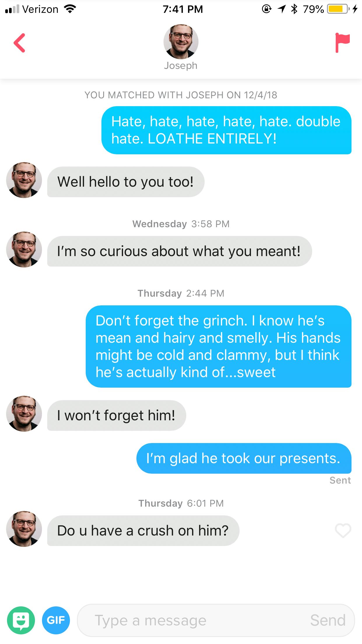 I Messaged My Tinder Matches With Quotes From 'The Grinch