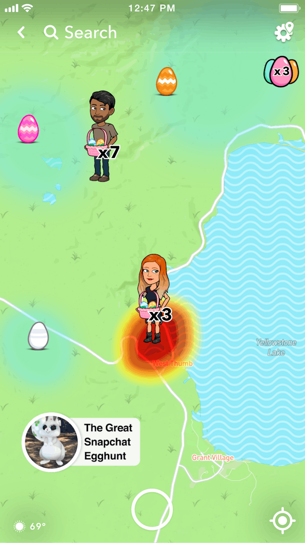 Why Are Easter Eggs On Snap Map Snapchat S Egg Hunt Is Here It