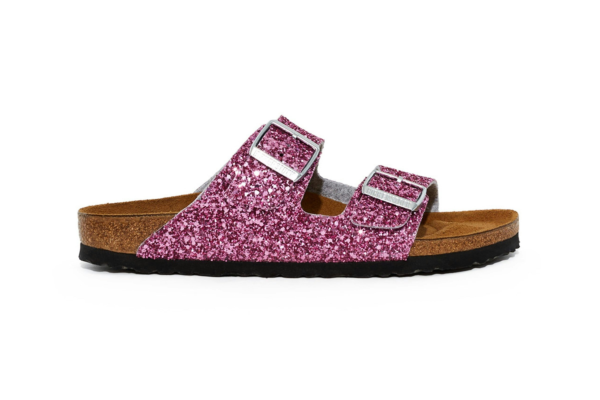 black sparkly birkenstocks