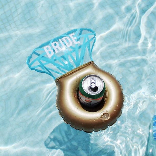 floaties in drink