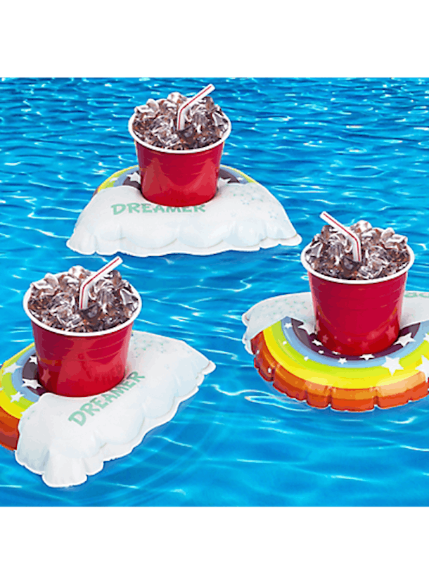 floaties in drink