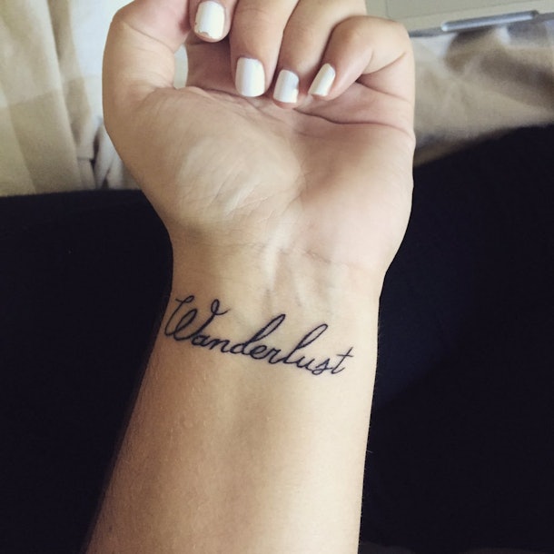 9 One Word Tattoos That Are So Simplistic Beautiful