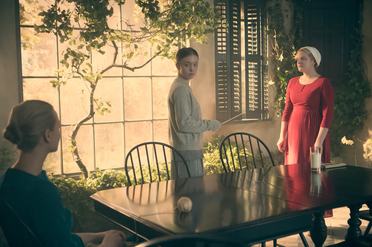 Handmaid's Tale Cast Nick's Wife What Is Nick's New Wife Up To On 'The Handmaid's Tale'? She May Be A Threat