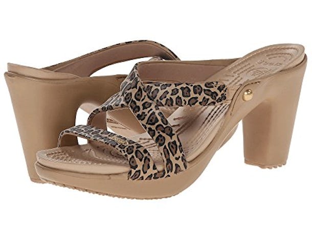 heeled crocs amazon