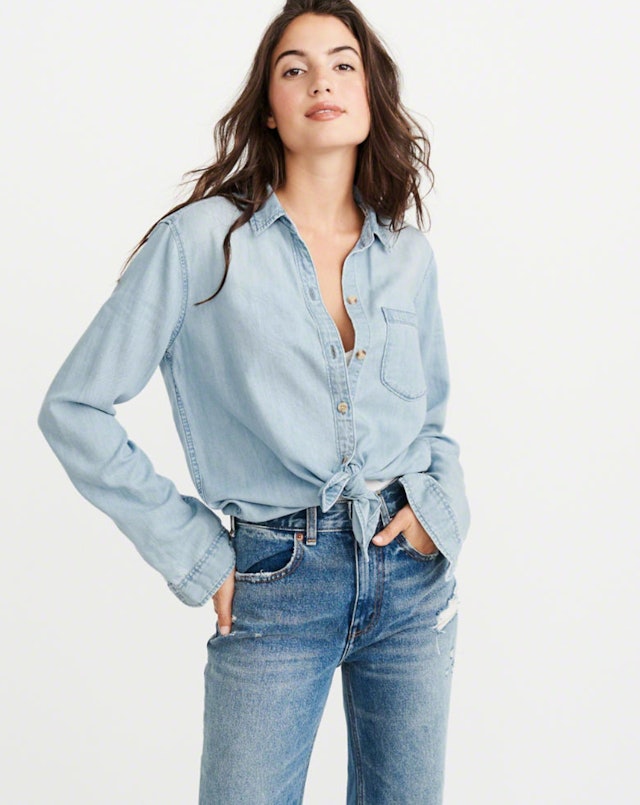 Abercrombie & Fitch's New Jeans Are Straight (& Flared) Fire