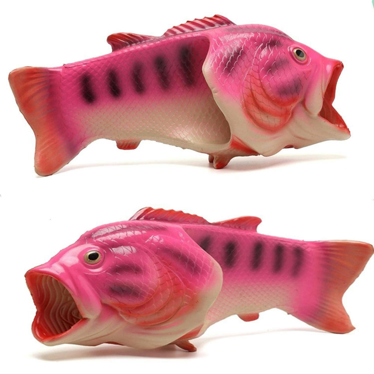 pink fish flops