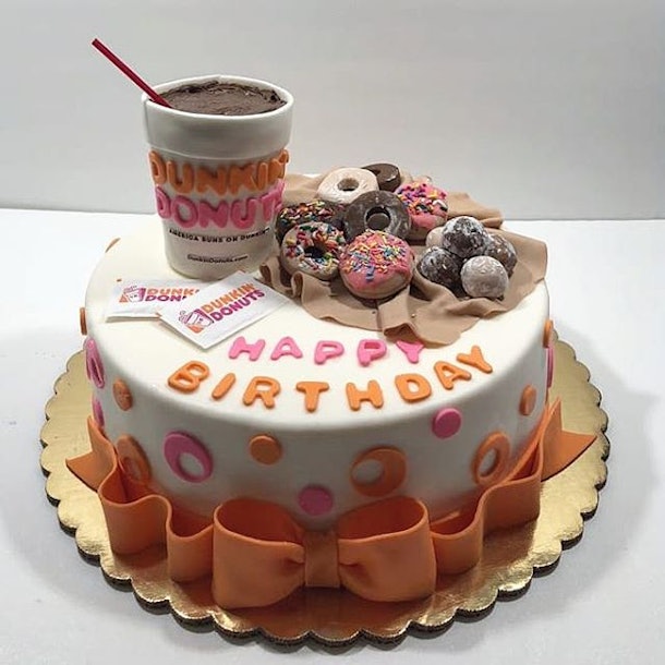 Chocolate cake donut dunkin Idea
