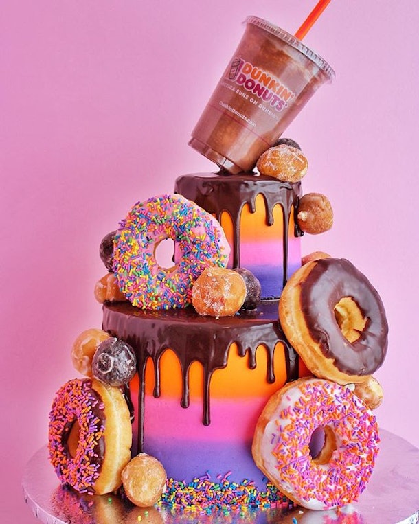 These Dunkin' Donuts Cakes Are Almost Too Pretty To Eat