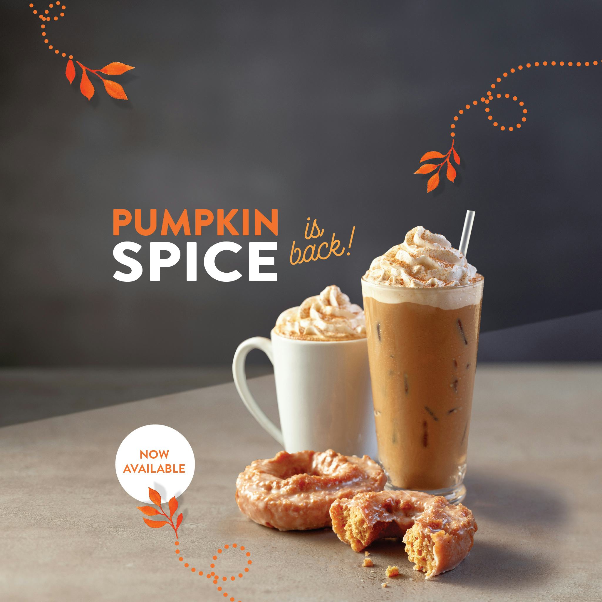 Krispy Kreme's Pumpkin Spice Latte Is Back To Warm You Up On A Chilly