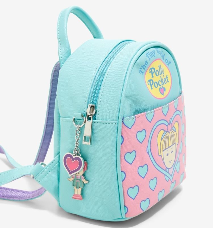 polly pocket quilted heart crossbody bag