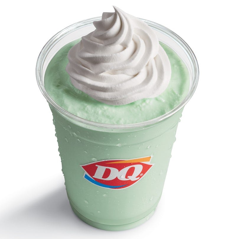 Dairy Queen’s New Mint Shake Is HandBlended With Vanilla Soft Serve