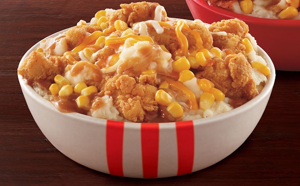 KFC's $3 Famous Bowl Promo Includes This New Spicy Version With A Kick
