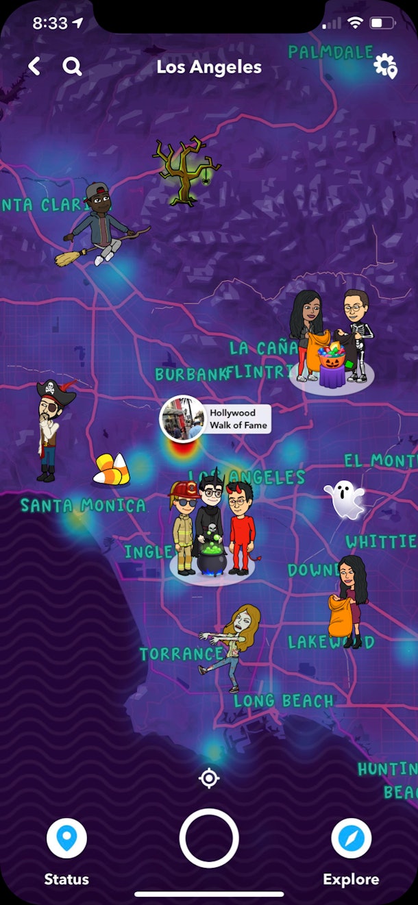 How To Use Halloween Bitmojis On Snap Map For Spooky Updates On Your