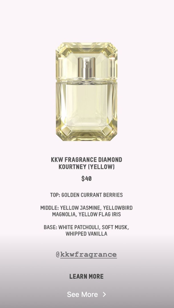 Where To Get The KKW Fragrance Diamonds Collection By Kim, Kourtney