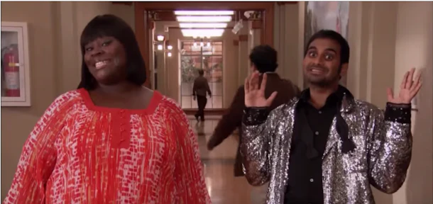 Donna Meagle and Tom Haverford "Treat Yo Self" Costumes