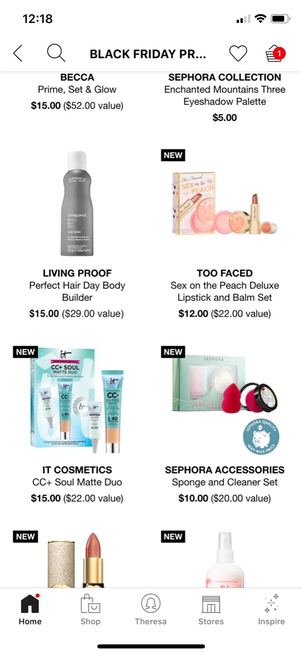 sephora black friday