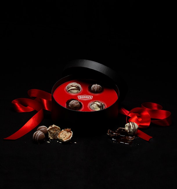 These Denny's Pancake Truffles For Valentine's Day Taste These Denny's Pancake Truffles For Valentine's Day Taste