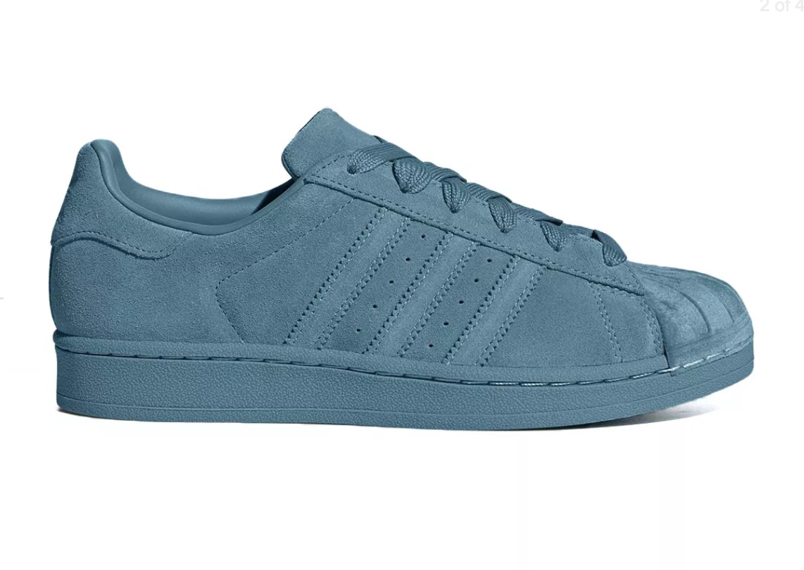 adidas blue velvet shoes
