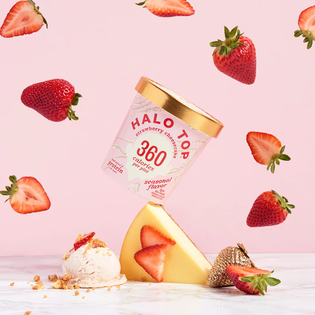 Halo Top Strawberry Cheesecake Pint
