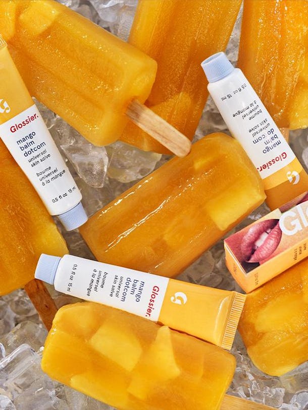 Glossier's New Mango Balm Is Here, & It's A Summer Drink In Lip Balm Form