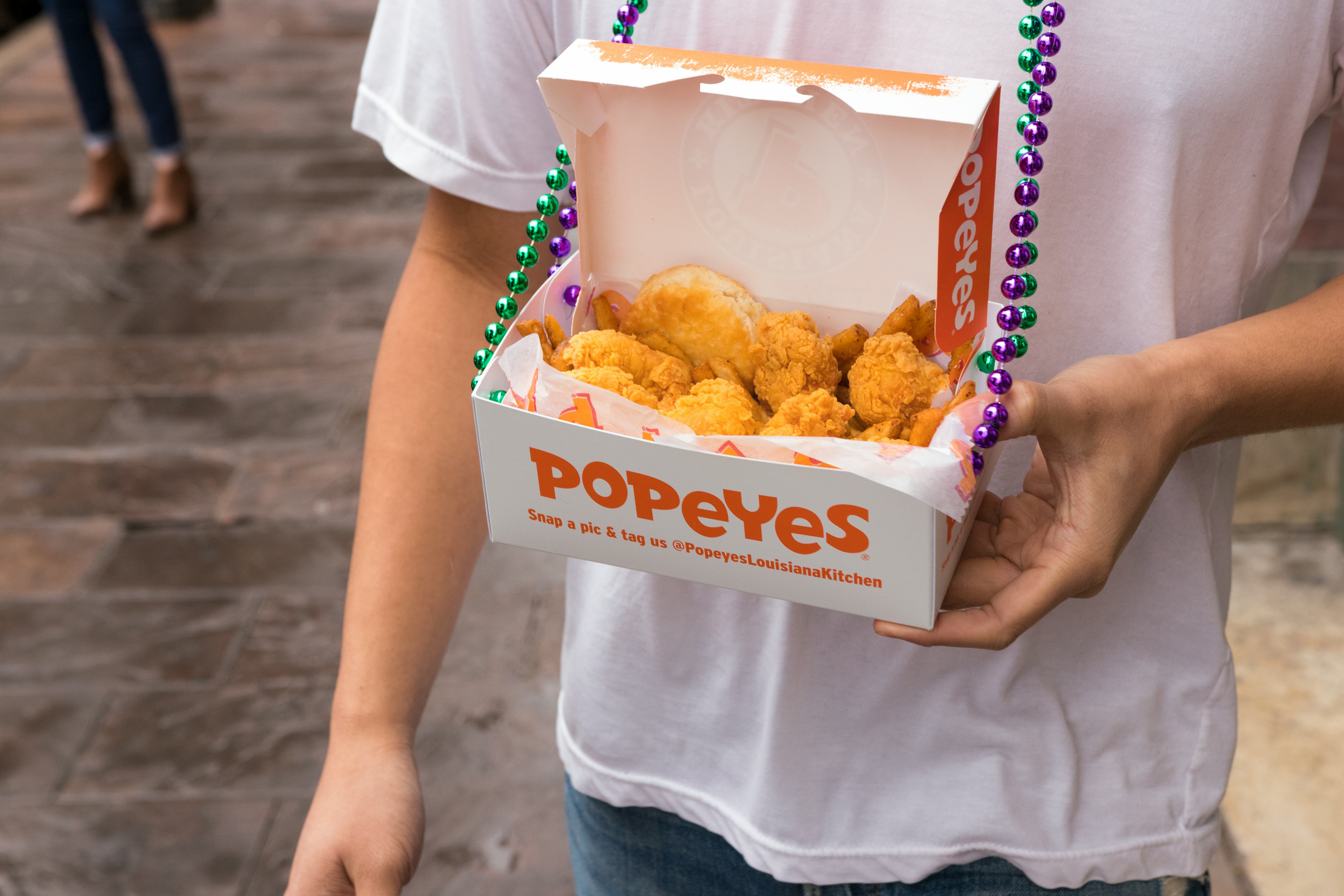 This Popeyes Mardi Gras Beadbox For Fat Tuesday 2019 Is Festive & Filling