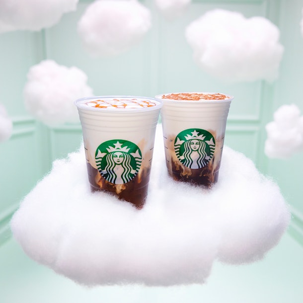 Starbucks' New Cloud Foam Drinks Will Have You Dreaming Of Spring