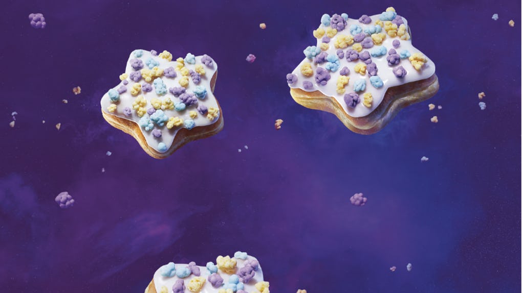 Dunkin's New Shooting Star Donut & Cosmic Grape Coolatta Are Here To