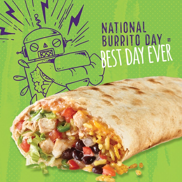 These National Burrito Day 2019 Deals On April 4 Include Free Bites & A