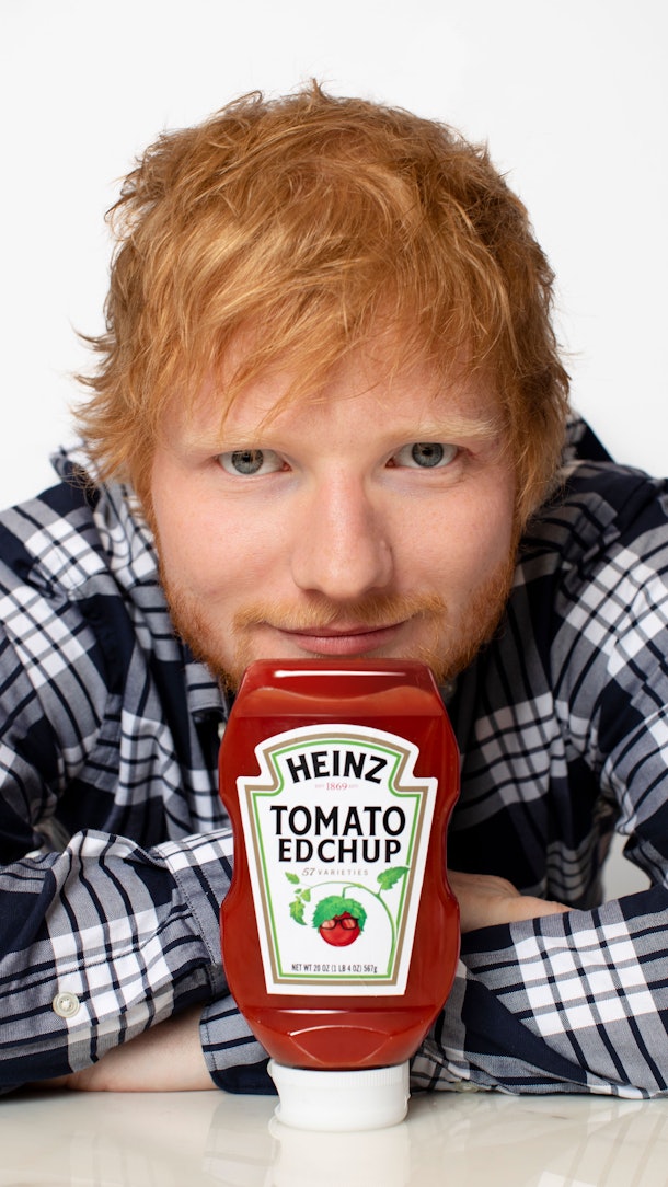 Heinz's Ed SheeranInspired Tomato Edchup Features A LimitedEdition