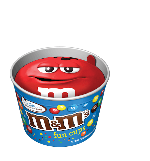 Here's Where To Get M&M's Vanilla Ice Cream Fun Cups For A Colorful