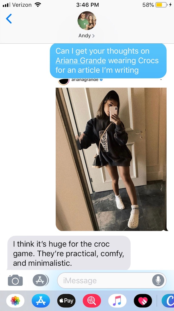 Ariana Grande Wore Crocs Singlehandedly Brought Them Back From
