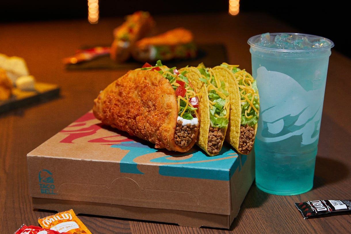 Taco Bell's New Toasted Cheddar Chalupa Is A Super Cheesy Menu Item For