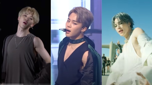 These Videos Of Bts Jimin Exposing His Shoulder Will Make You Weak