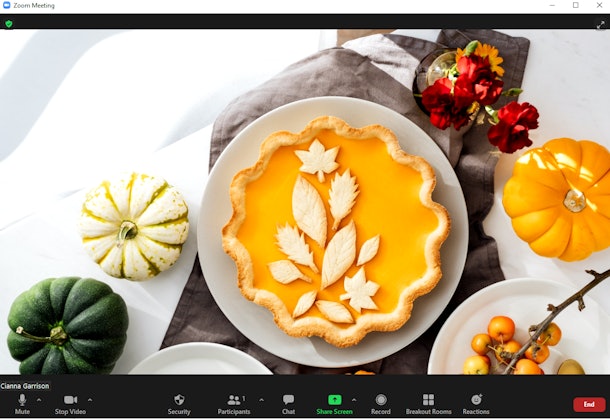 These 16 Thanksgiving Zoom Backgrounds Will Make It Feel Like A Real Celebration