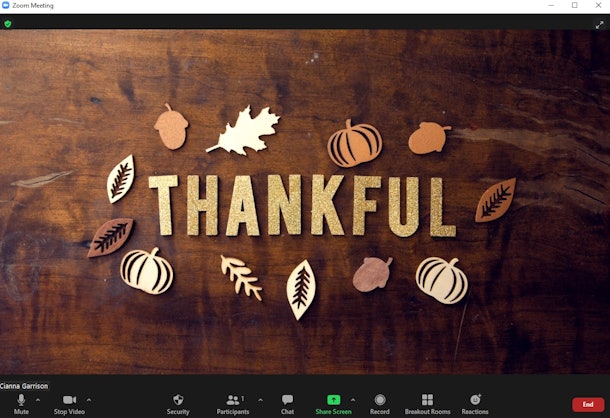 These 16 Thanksgiving Zoom Backgrounds Will Make It Feel Like A Real Celebration