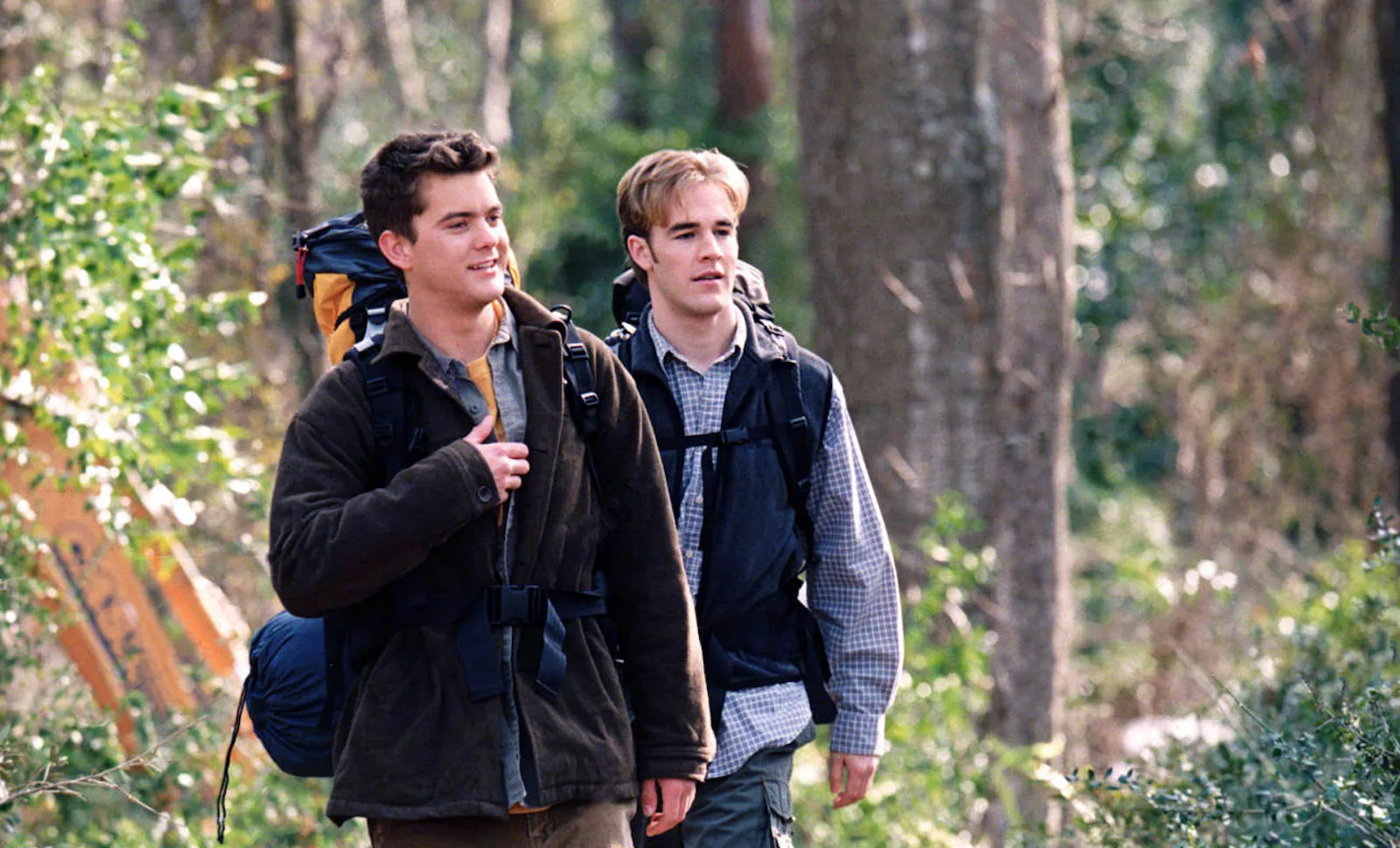 Dawson and Pacey's rivalry on 'Dawson's Creek' echoed some frustrations between James Van Der Beek and Joshua Jackson.