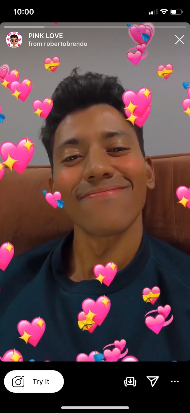 These Valentine's Day 2020 Instagram filters are so festive.